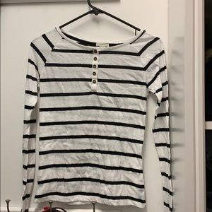Buttoned Stripe Shirt